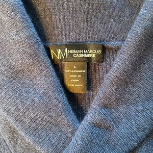 Neiman Marcus Shawl Collared sweater. Dry cleaned for you
